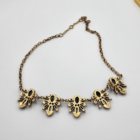 J. Crew Statement Necklace Red, Navy, Light Blue - Picture 12 of 13